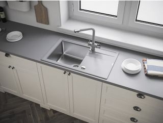 Кухонная мойка Florentina Комби 780 серый шёлк